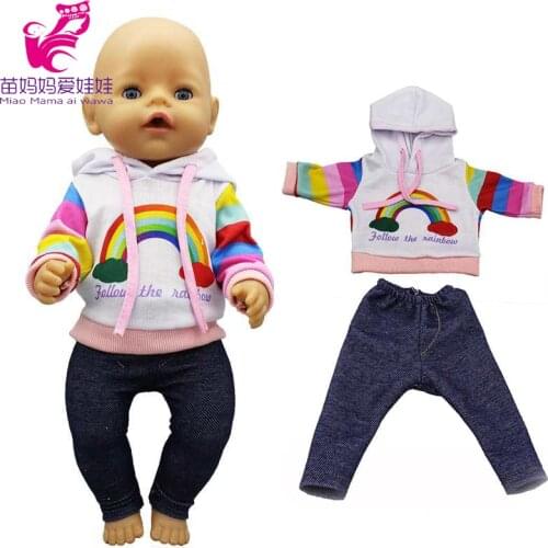 Zippers Doll Clothes for 43cm Born Baby Doll Clothes PU Leather Doll Jacket for 17inch 38cm Bebe Doll Coat Winter Clothes