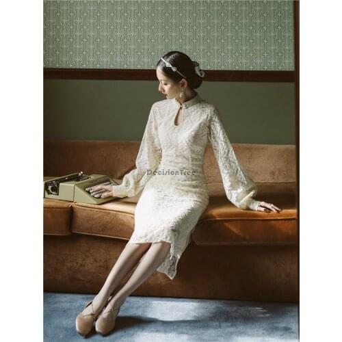 2021 chinese dress women traditional silk satin cheongsam qipao flower wedding vintage qipao chinese traditional qipao dress