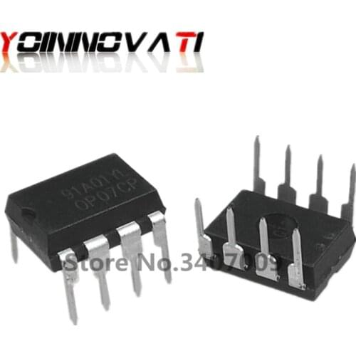 10PCS OP07CP DIP8 OP07 Precision amplifier Low Offset Volt Prec