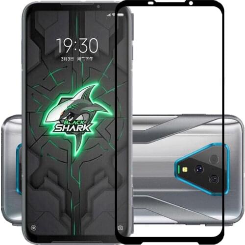 25 Pcs/Lot Full Cover Screen Protectors For Black Shark 3 Scratch Proof Protective Film Tempered Glass For Black Shark 3 Pro