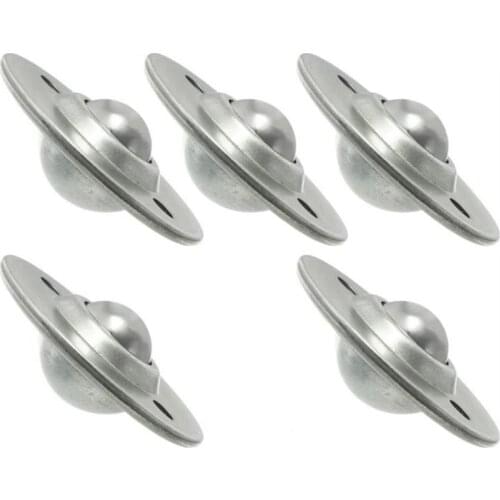 5 Pcs/Lot CY-16B B Type UFO Flying Saucer Type Nylon Ball Metal Transfer Bearing Unit Conveyor Roller Wheels