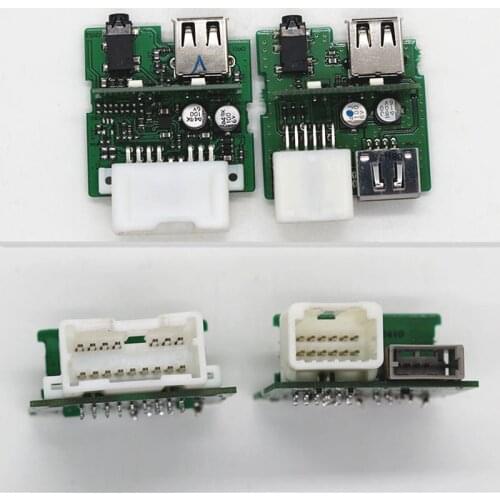 961203X000 JACK ASSY AUX & USB For Hyundai Accent Solaris Elantra IX35 sportage USB Reader iPod AUX Port Adapter Assy96110 96190