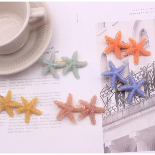 Starfish Hairpin Western Style Exaggeration Duckbill Clip Springtime New Style Hair Accessories