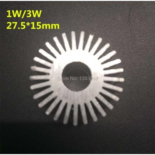 20pcs/lot LED Aluminum Heatsink LED Radiator For 1W 3W High Power Lamp DIY LED Cooler dissipador de calor UFO PCB Radiator