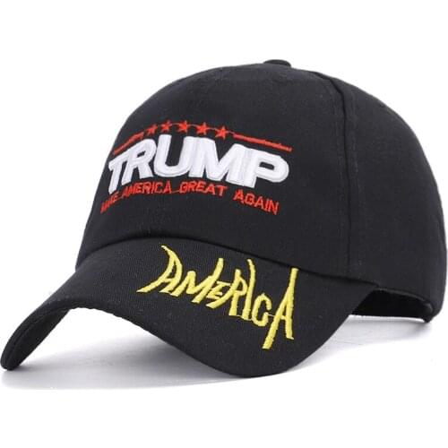 New Donald Trump 2020 Cap 3D Embroidery USA Flag Baseball Hat Star Letter Camo Army Caps Outdoor Sport Shade Baseball Hat TG0207