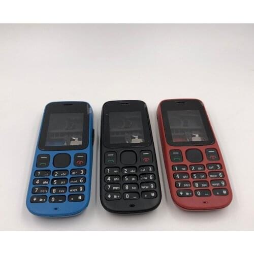 Full Housing Cover Case For Nokia 101 1000 101 1010 Front Frame + Battery Door + Middle Cover + English keypads