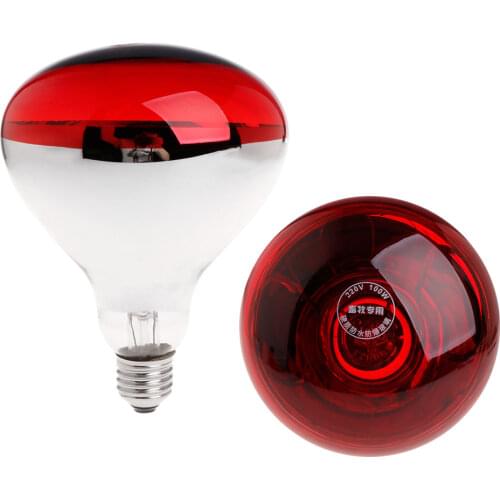 Reptile Supplies Farm Light Thermal Preservation Pig Chicken Heat Lamp Infrared Ray LED Hatch Dog Cat 100/150/200/250W