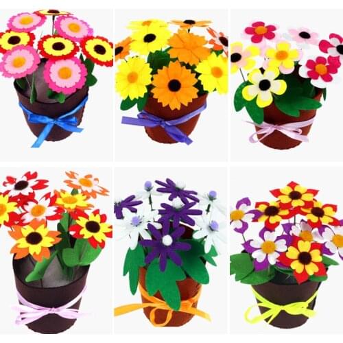 Toys for Children Crafts Kids DIY Flower Pot Potted Plant Kindergarten Learning Education Toys Teaching Aids Toy