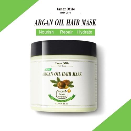 ISNER MILE Magical treatment mask Deep Repairs damage restore soft hair for all hair types keratin Hair & Scalp Treatment