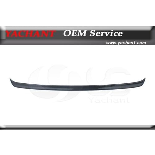 Carbon Fiber CF Gurney Flap Fit For 2008-2012 Lancer Evolution EVO X EVO 10 VTX Style Gurney Flap Rear Spoiler Wing