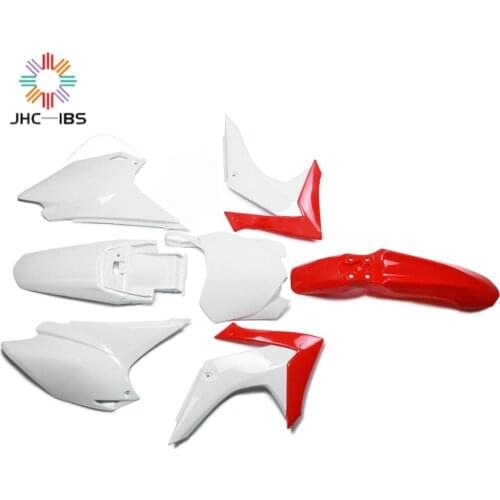 Motorcycle Red And White ABS Plastic Parts Kits Frame Fender Fairing For HONDA CRF230F CRF CRF 230 250 F 250F 2015 2016 2017