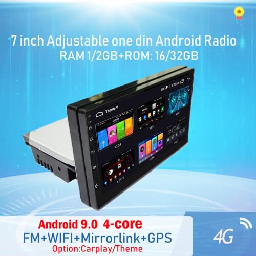 One Din Car Radio 2.5D GPS Android Multimedia Player Universal Audio Navigation bluetooth For Volkswagen Nissan Hyundai Toyota