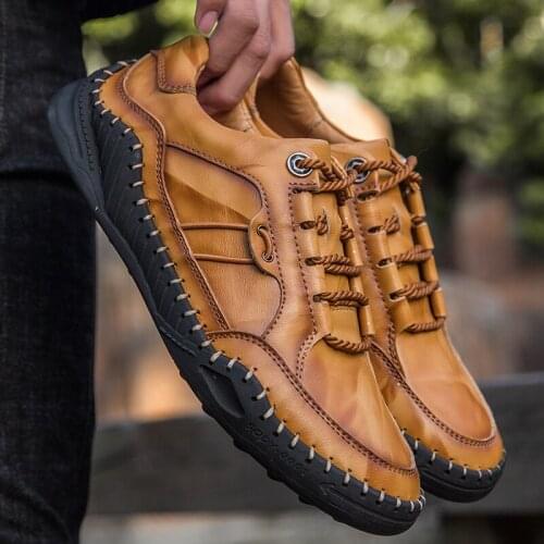 Soulier Homme Shoes Summer Men Black Mens Casual Leather Zapatos Hombre 2020 Fashion Man Wide Sapato Masculino