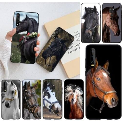 Horse Face Soft Phone Case Capa for Huawei P40 P30 P20 lite Pro Mate 30 20 Pro P Smart 2019 prime