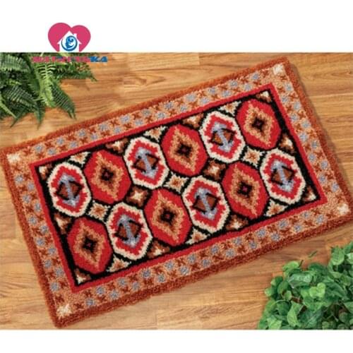 Latch hook kits large canvas printed carpet embroidery sale diy rug Hobby crafts home decor latch hook kits for adults