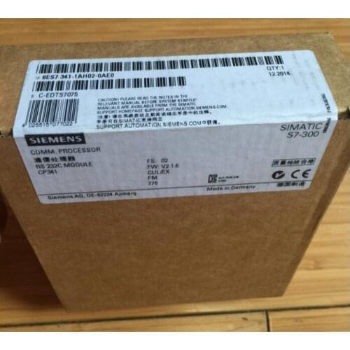 Original NEW SIMATIC S7-300 CP341 COMMUNICATION PROCESSOR 6ES7341-1AH02-0AE0