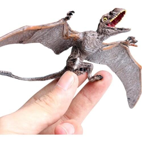 Pterosaur Model Dinosaur Hand-made Childrens Toys Ornaments Puzzle Education Collection Beautiful Plastic World Animal Figure