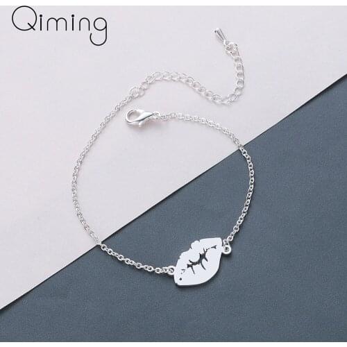 Браслеты для влюбленных QIMING China At AliExpress