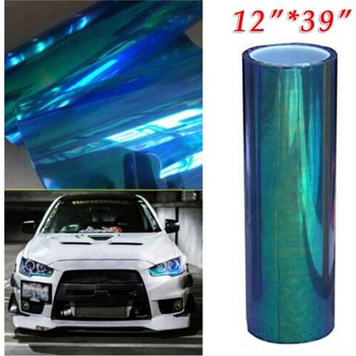 Expandable Headlight Film Exterior Parts Removable Replacement Vinyl Auto