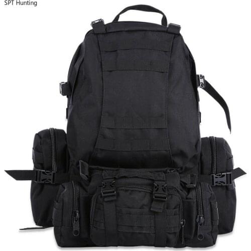 50L Outdoor Military Tactical Backpack Rucksack Molle Army Bag Hunting Bags Travel Trekking Camping Climbing Hiking Backpacks