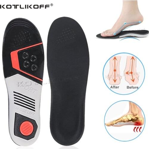 Running Sport Insoles Orthopedic Insoles Shock Absorbant Pads Sole Pad for Shoes insert Foot Care for Plantar Fasciitis