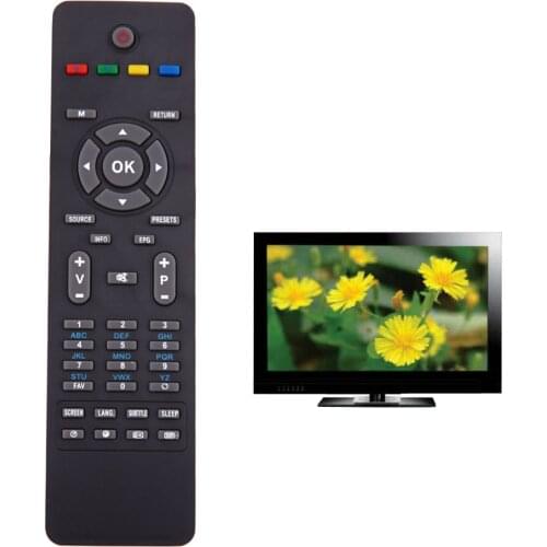 General Remote Control Replacement for Hitachi RC 1825 TV Smart Television Remote Control Multi-use Remote Controller Black