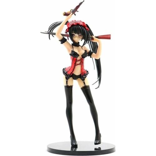 Alphamax Date A Live Sexy Girl Kurumi Tokisaki Lingerie Ver. PVC Action Figure Anime Figure Collectible Statue Doll Gift