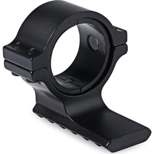 1-Inch 25mm / 30mm Rifle Scope and Barrel Clamp Mount for Scope Flashlight Laser Sight Optics with 6 Slot Picatinny /Weaver Rail