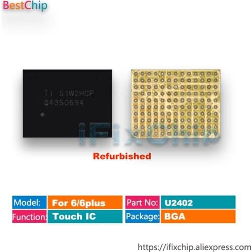 10pieces/Lot U2402 343s0694 for iphone 6 touch ic screen controller chip U2402 for iphone 6 plus black screen touch ic