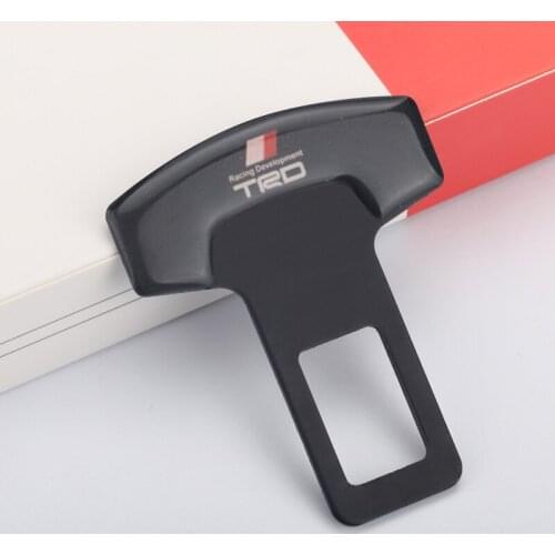 2PCS Car Belt Buckles Car Seat Safty Belt Alarm Canceler Stopper for Toyota TRD corolla avensis yaris rav4 hilux auris camry