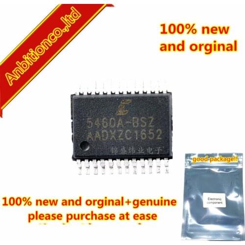 5pcs 100% new and orginal CS5460A-BSZ 5460A-BSZ SSOP24 Single Phase Bi-Directional Power/Energy IC in stock