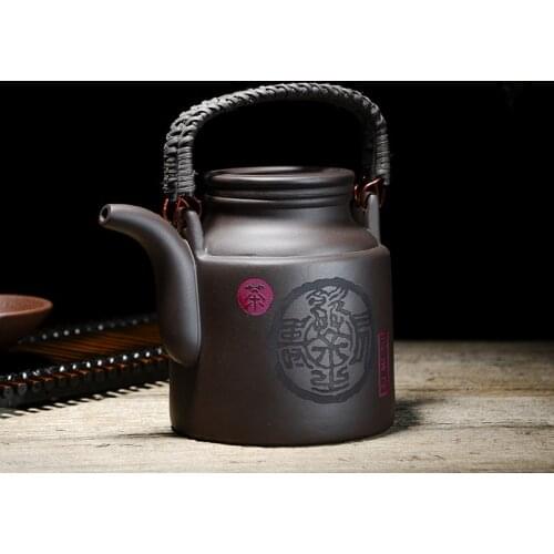Yixing Large Capacity Teapot Purple Clay Tea Pot Household Kung Fu Kettle with Filter Office Teacup Ceramic Tea Set Drinkware