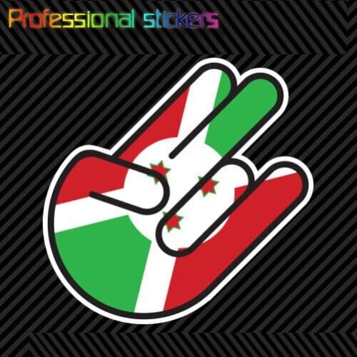 Burundian Shocker Sticker Die Cut Decal Self Adhesive Vinyl Burundi BDI BI Stickers for Motos, Cars, Laptops, Phone