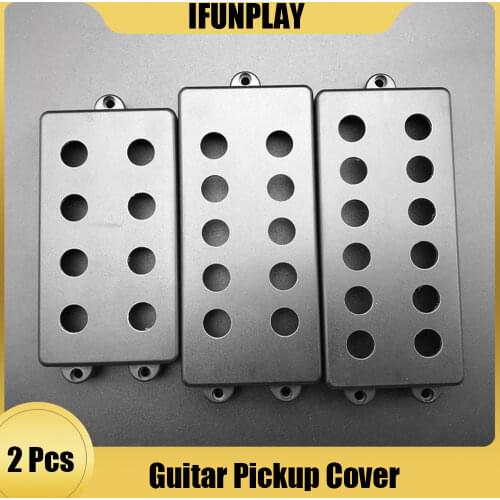 2pcs Electric Guitar Humbucker Pickup Cover 4/5/6 String MB Bass Guitarra Pickup Cover Case Plastic Electric Violao Accessory