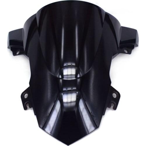 For-BMW S1000RR 2015-2018 ABS Smoke Black Double Bubble Windscreen Windshield