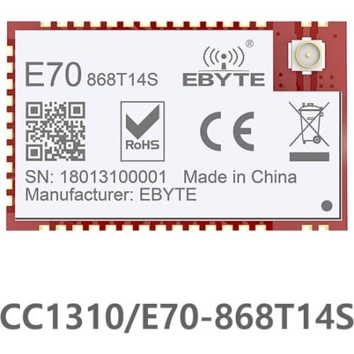 E70-868T14S CC1310 IC 868MHz IOT SMD rf Wireless uhf Module Transmitter and Receiver 868 MHz RF Module