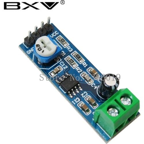 LM386 Audio Power Amplifier Module 200 Times Gain Amplifier Board Mono Power Amplifier 5V-12V Input