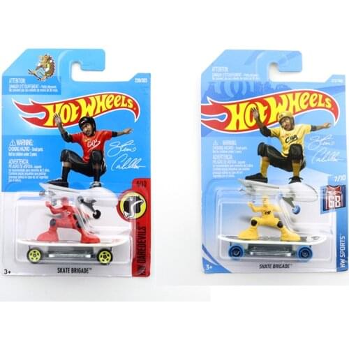 2017 Hot Wheels SKATE BRIGADE Mini Alloy Coupe 1/64 Metal Diecast Model Car Kids Toys Gift