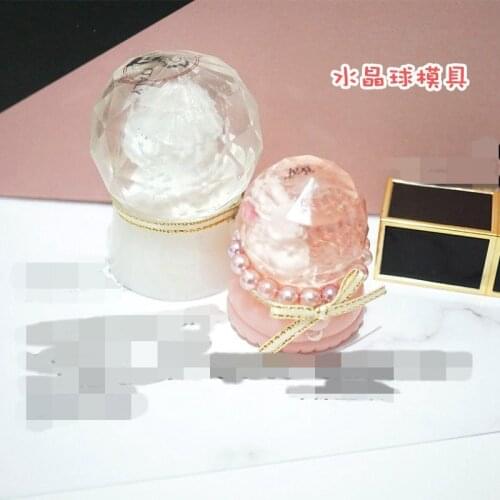 New 1pcs lots small cutting three-dimensional crystal ball Liquid silicone mold DIY resin jewelry mold resin molds for jewelry
