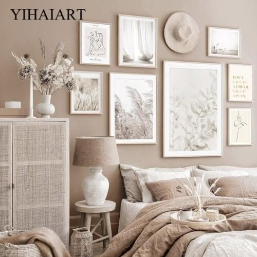 Nature Grass Landscape Canvas Print Line Drawing Ballet Dance Poster Botanical Painting Abstract Wall Art Picture Home Decor