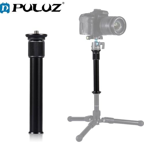 PULUZ Professional Tripode DSLR 3/8'' Screw Metal Handheld Adjustable Tripod Mount Monopod Extension Rod for DSLR SLR Cameras