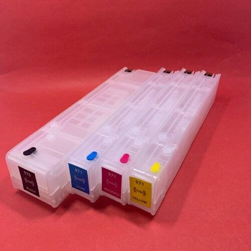 YOTAT Empty Refillable ink cartridge For HP970 971 for HP 970 for HP Pro X451dn X451dw X476dn X476dw X551dw X576dw