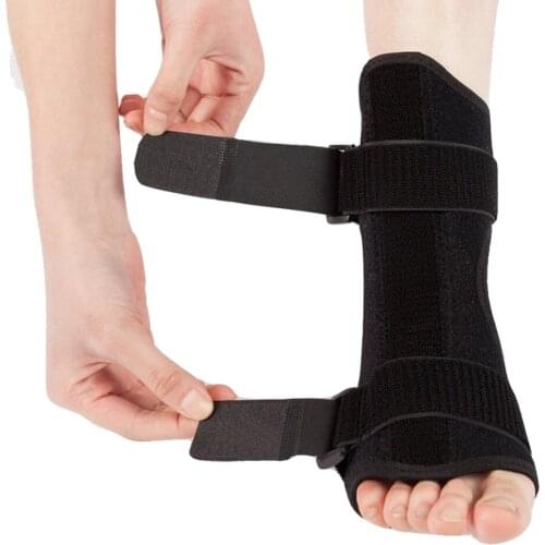 Adjustable Foot Orthosis Plantar Fasciitis Dorsal Splint Brace Stabilizer Pain Relief Bone Care Support with Massage Ball