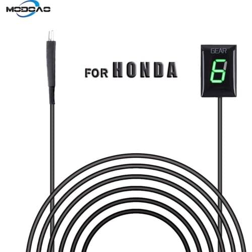 Waterproof Motorcycle Gear Indicator LED Display Plug and Play for Honda CB400 SF/SB CBR500RR XL125V Varadero CBR250 Stateline