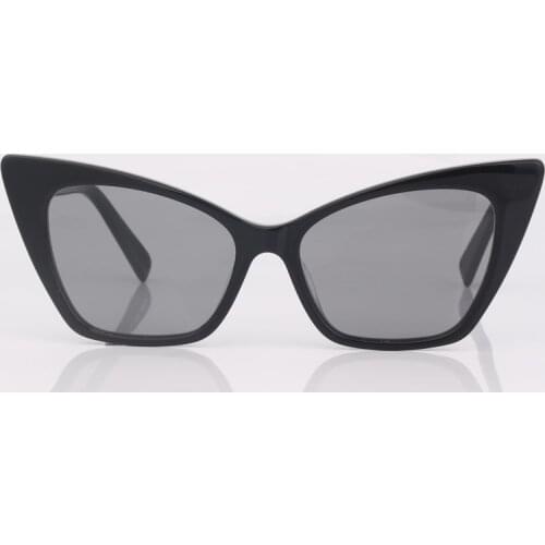 Acetate Black cat eye sunglasses women