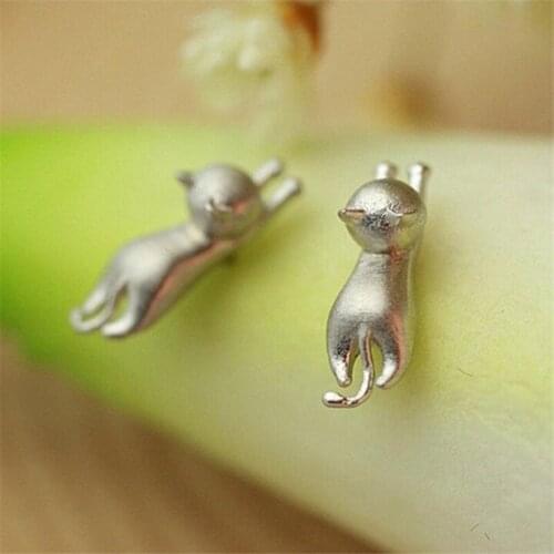 1Pair New Cute Fashion Stud Earrings Cat Earrings Jewelry For Women Statement Earrings