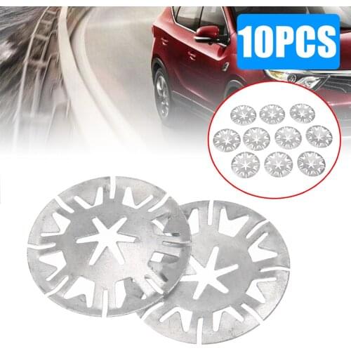 10pcs Dia 30mm Exhaust Heat Shield Clip Metal Washer Heat Shield Noise Insulation Clip Nut for Car Transporter T4 T5
