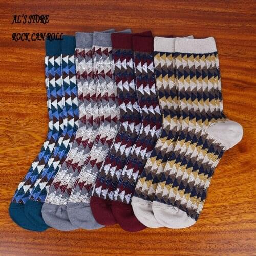 19100 Super Quality Cotton Flexible Autumn Stockings Soft Thick Warm Stylish Durable Socks For Foot 24-28cm