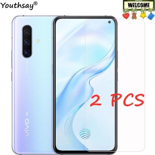 2PCS For Vivo X30 Glass For Vivo X30 Tempered Glass Screen Protector Film Full Glue Glass For Vivo X30 Protective Glass