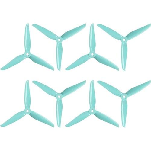 4Pairs Dalprop New CYCLONE T5143.5 3-Paddle Propeller Durable PC 5inch CW CCW 5mm Hole Explosion Resistant for FPV RC Drone